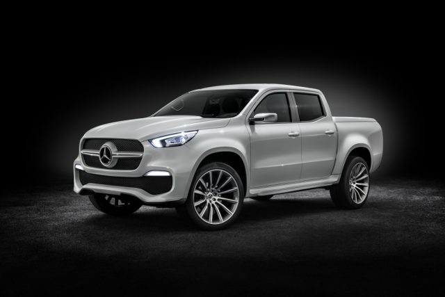 Mercedes-Benz Concept X-CLASS stylish explorer – Exterieur, Weißmetallic ; Mercedes-Benz Concept X-CLASS stylish explorer – Exterior, White metallic;