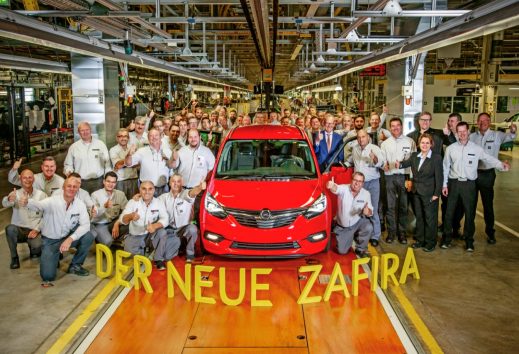 Arranca la producción del Nuevo Opel Zafira 2017