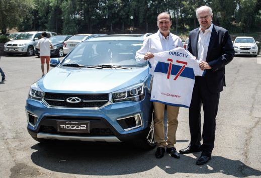 Chery es auspiciador oficial del Bicampeón del fútbol nacional, Universidad Católica