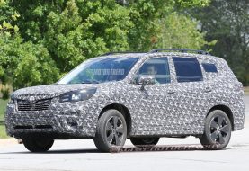 Cazan a la próxima generación del Subaru Forester en pruebas