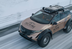 Nissan reveló el Ariya adaptado para un viaje de 27 mil kms entre los dos Polos