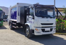En Colina operará el primer camión eléctrico recolector de basura