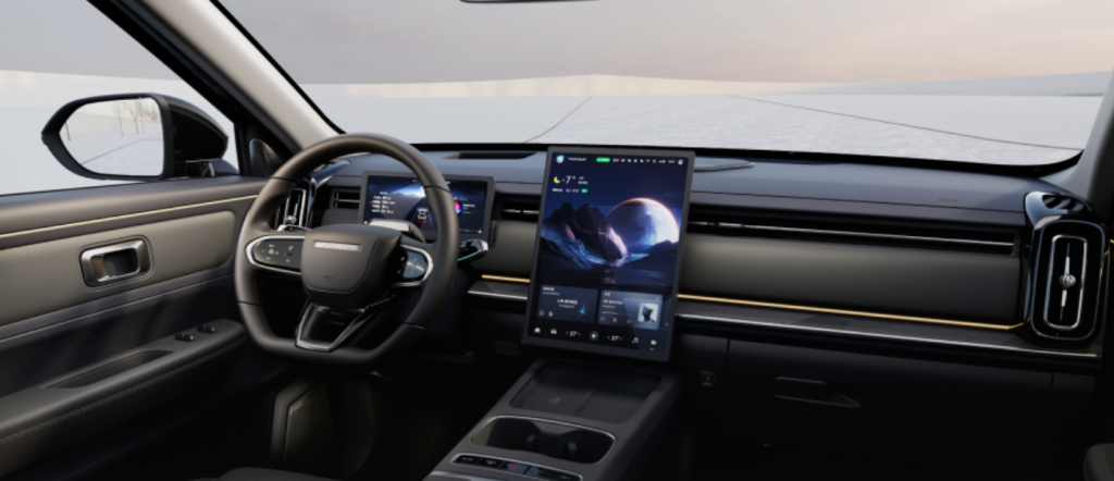 JAECOO 7 SHS: Omoda presentó su nueva versión super híbrido 35 jaecoo panel interior