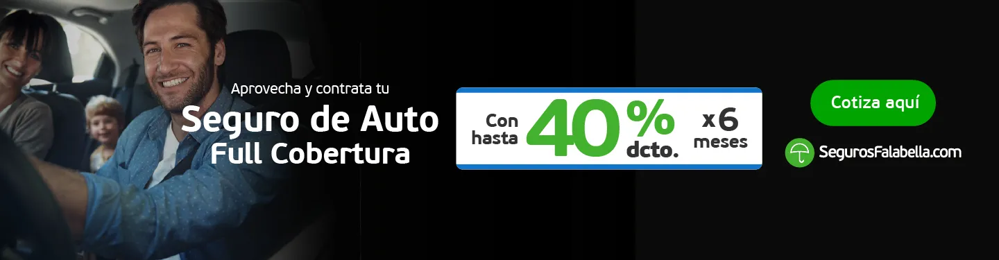Seguro de auto Falabella - cotiza en línea