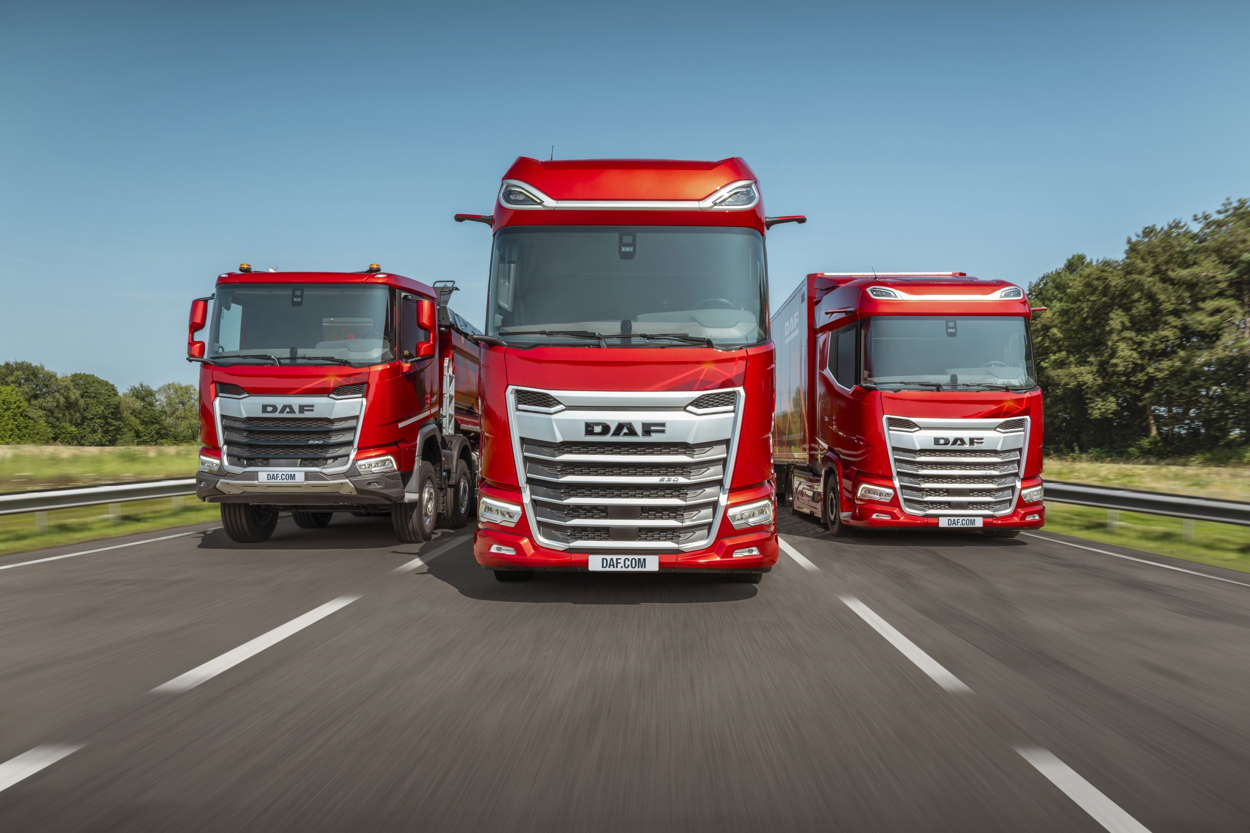 101 new generation daf trucks
