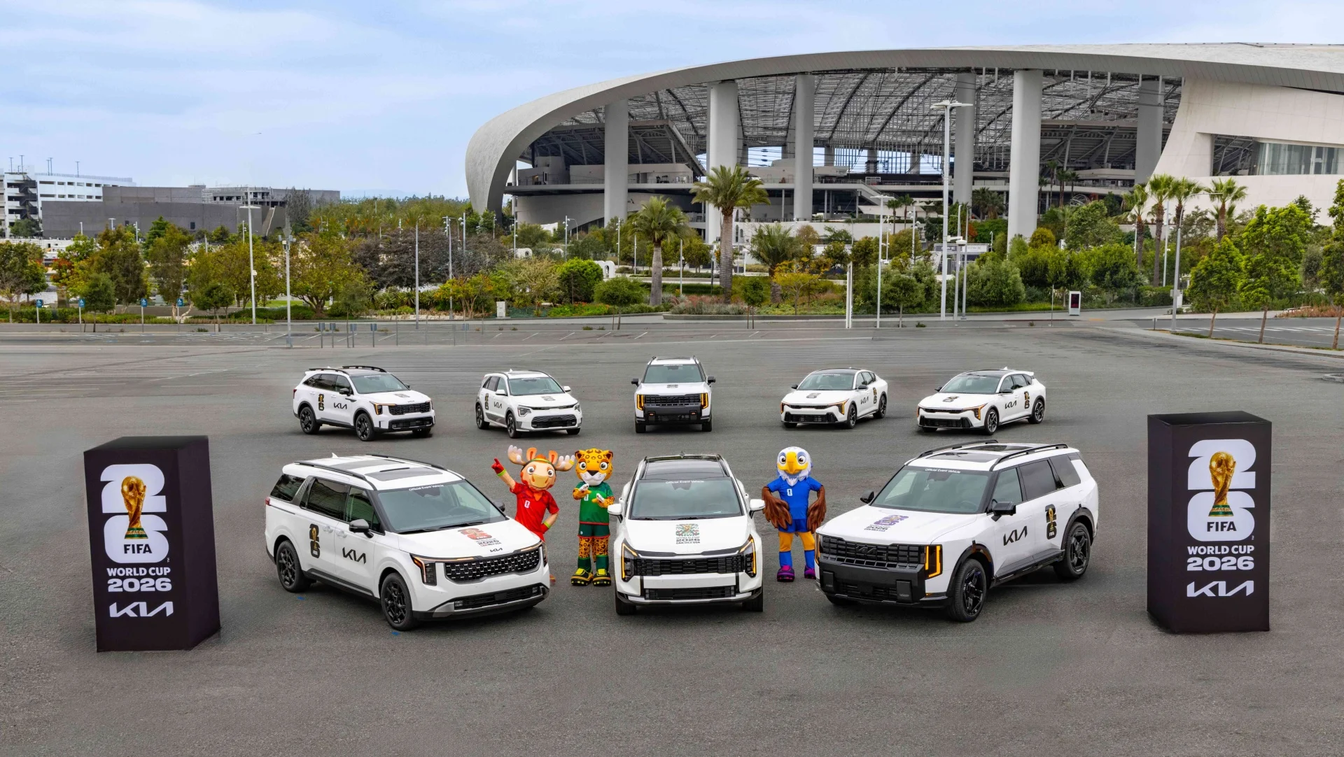 kia chile entrega flota mundial fifa 2026 1