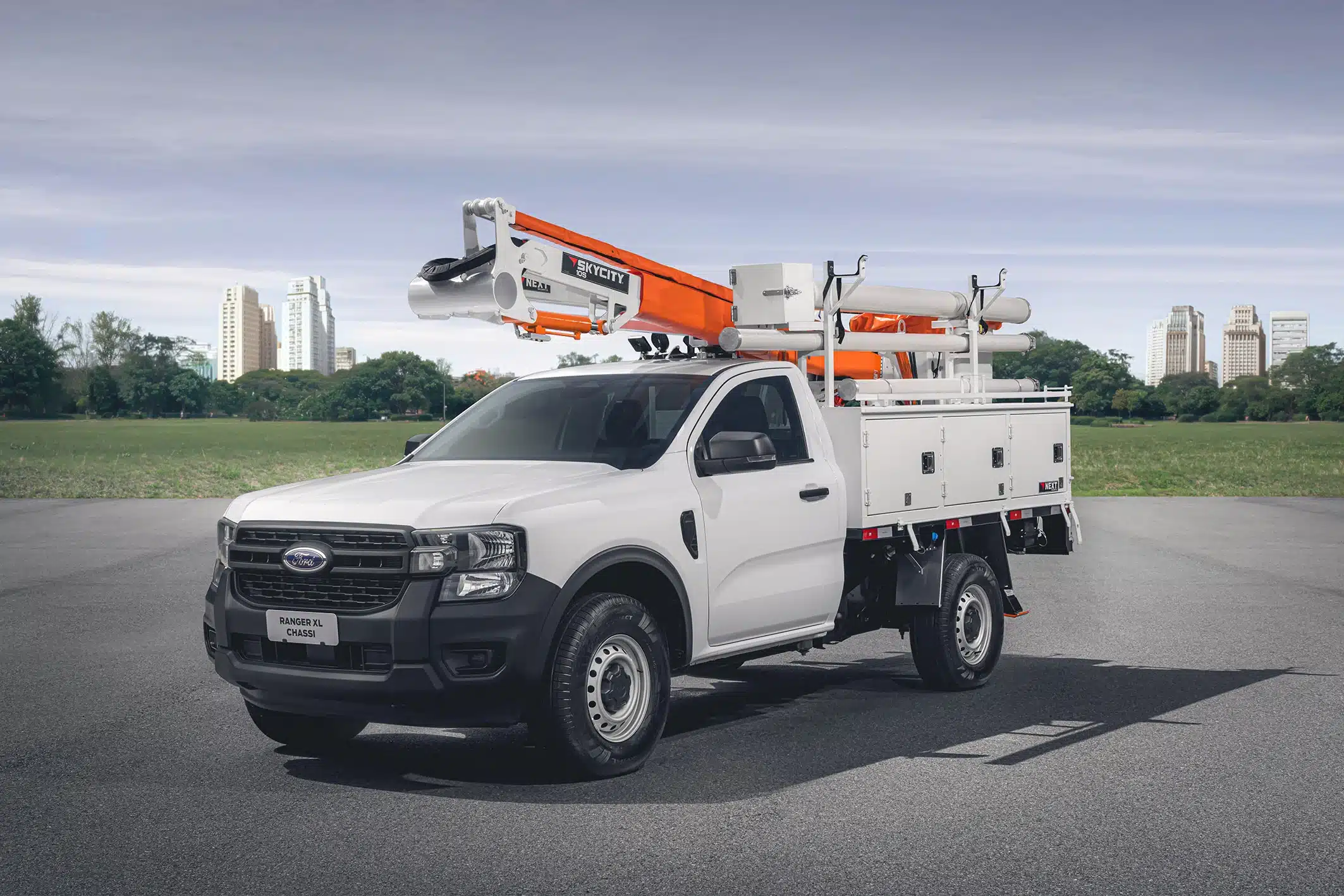 ford ranger xl 2026 chassi cesto aéreo 1